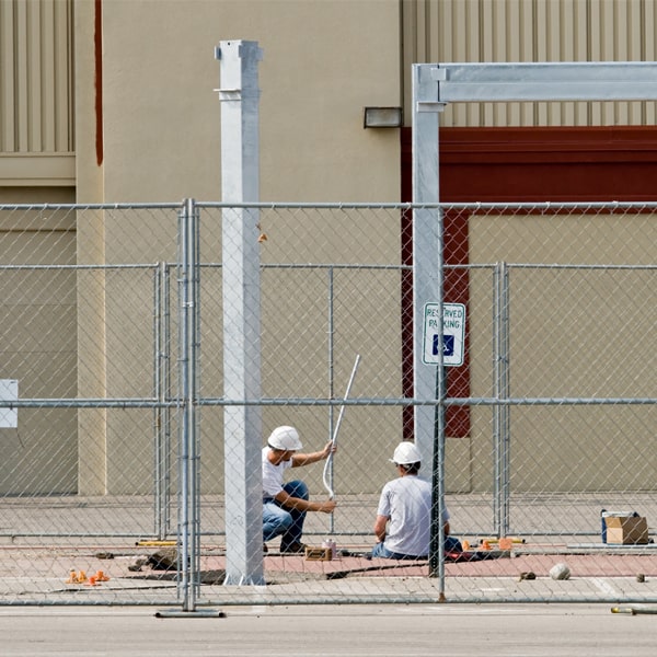 how long can i lease the temporary fence for my construction site or event in Dayton Lakes Texas